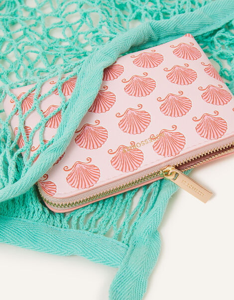 Shell Print Coin Purse, , large