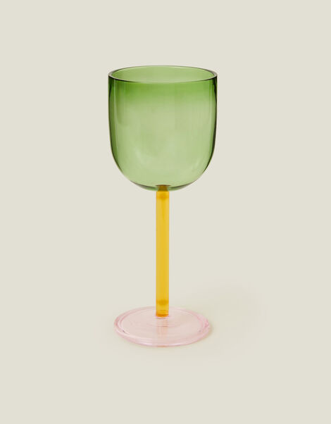 Colour Block Wine Glass, , large