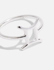 Sterling Silver Zodiac Gemini Ring , Silver (ST SILVER), large