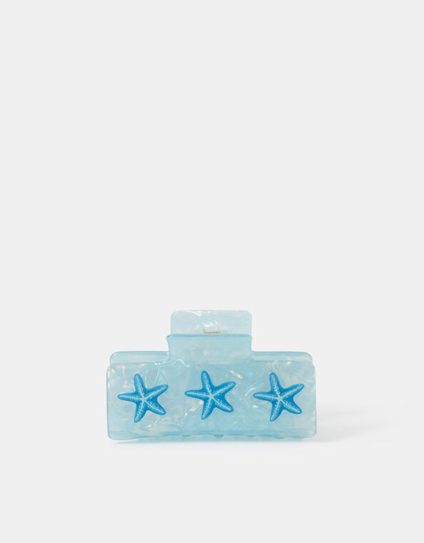 Iridescent Starfish Claw Clip, , large