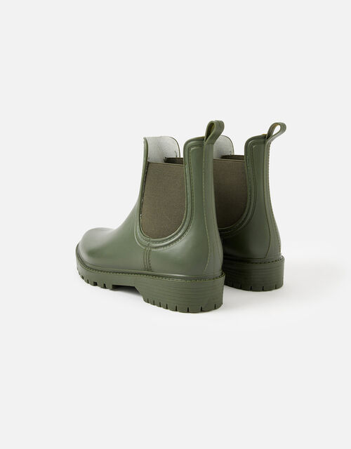 Chelsea Rain Boots, Green (KHAKI), large