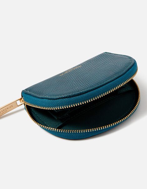 Crescent Coin Purse Teal, Teal (TEAL), large