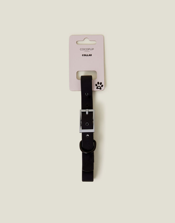 Cocopup London Waterproof Dog Collar Black, Black (BLACK), large
