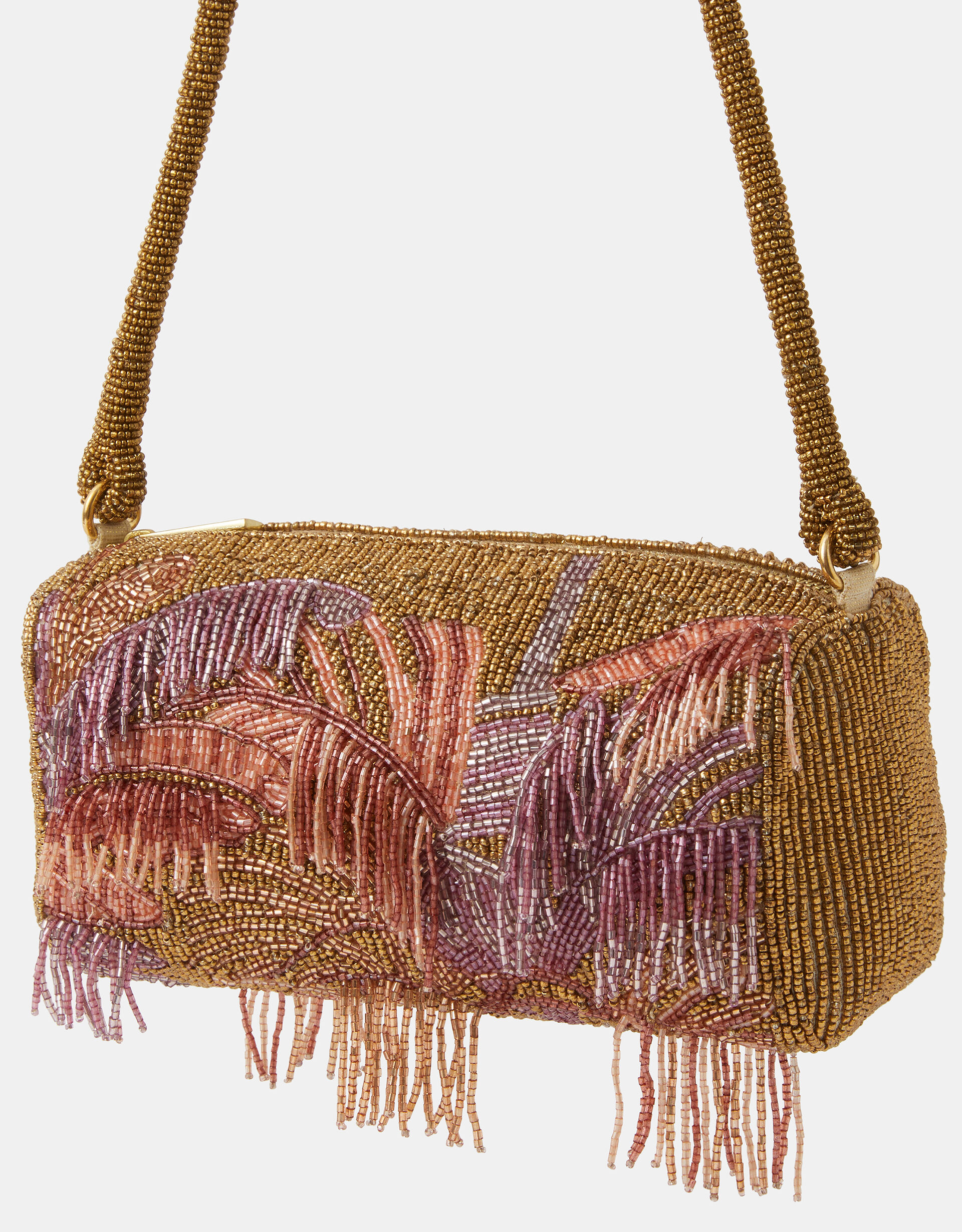 Beaded Fringe Shoulder Bag | Shop All | Accessorize Global