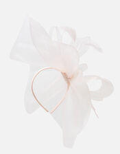 Large Double Bow Crin Headband, Pink (PALE PINK), large