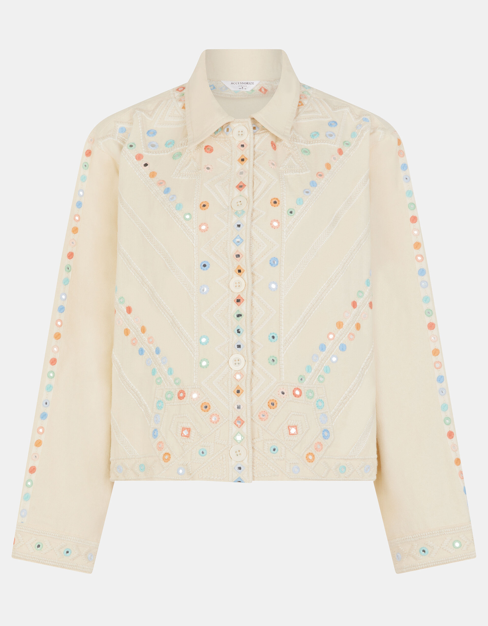 【MIRROR STOKE】EMBROIDERY JACKET MIRROR STOKE】EMBROIDERY JACKET