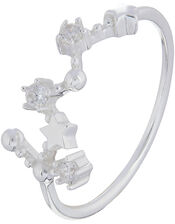 Sterling Silver Constellation Ring - Virgo, White (ST CRYSTAL), large