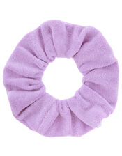 Oversized Towelling Scrunchie, Purple (LILAC), large