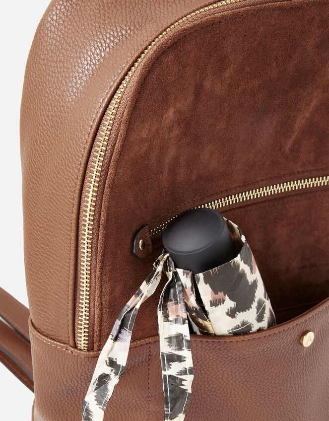 Beth Suedette Backpack , Tan (TAN), large