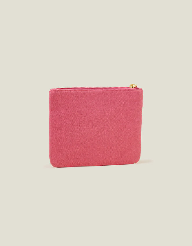 Summer Initial Pouch, Pink (PINK), large