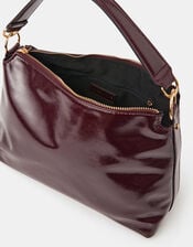 Slouchy Patent Handbag, , large