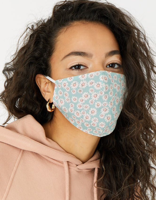 Summer Daisy Face Covering , , large