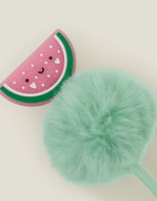 Girls Watermelon Pom-Pom Pen, , large
