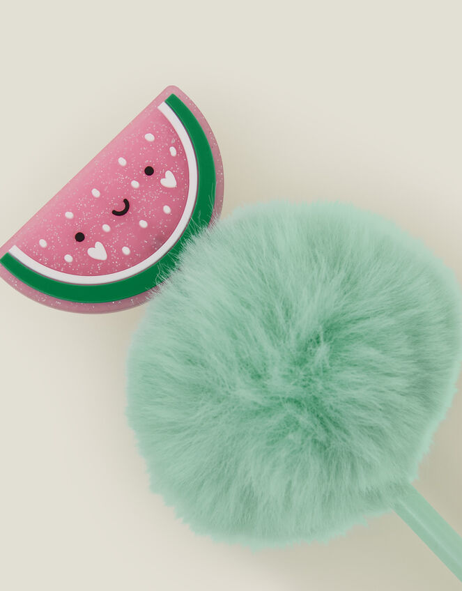 Girls Watermelon Pom-Pom Pen, , large