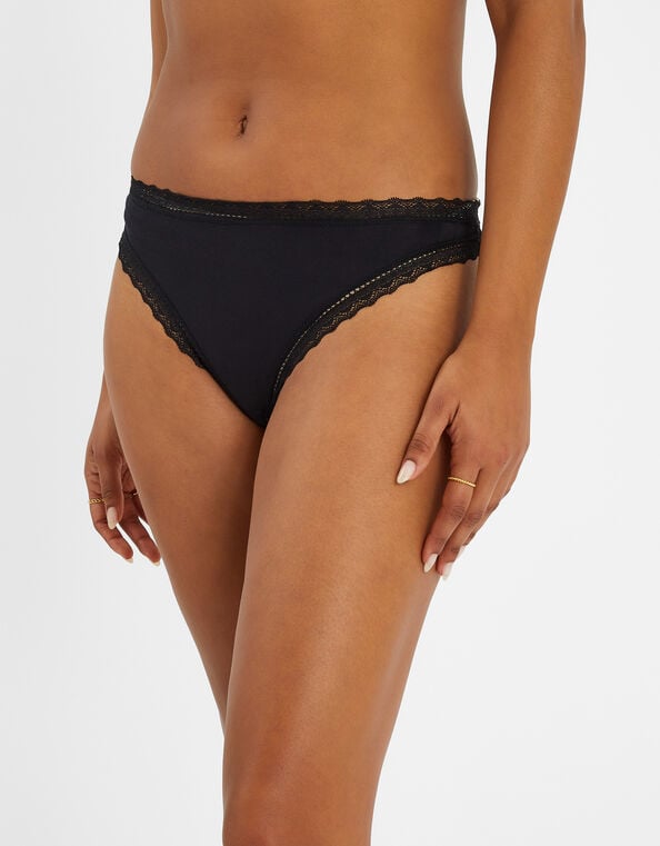 2-Pack Lace-Trim Thongs, Multi (ASSORTED), large