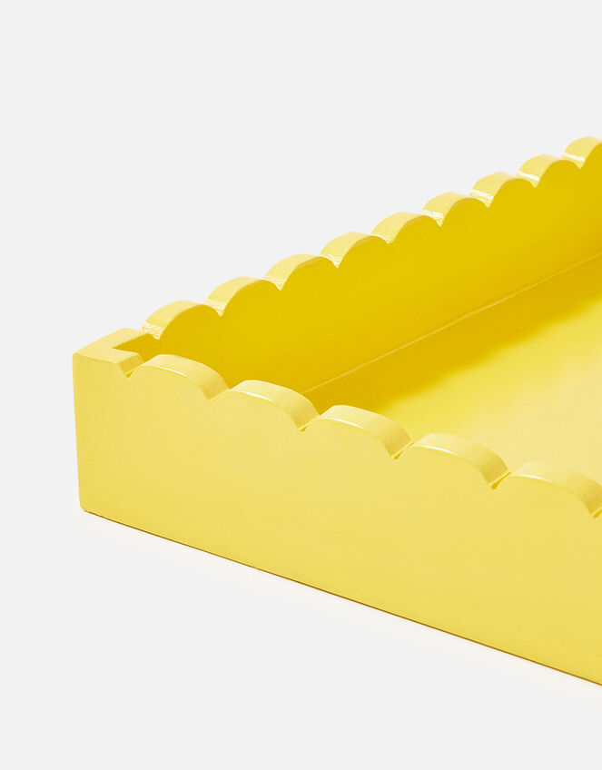 Scallop Tray, Yellow (YELLOW), large