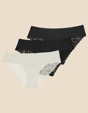 No VPL Spot Brazilian Briefs Set of Three, Multi (ASSORTED), large