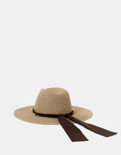 Charm Trim Fedora Hat, , large