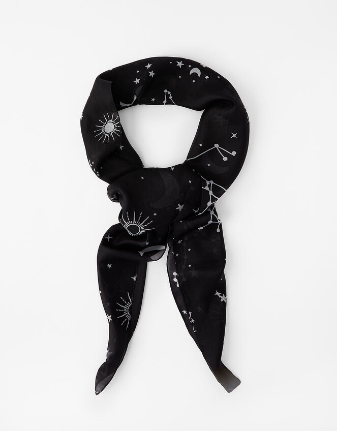 Wish Upon a Star Square Scarf in Pure Silk, , large