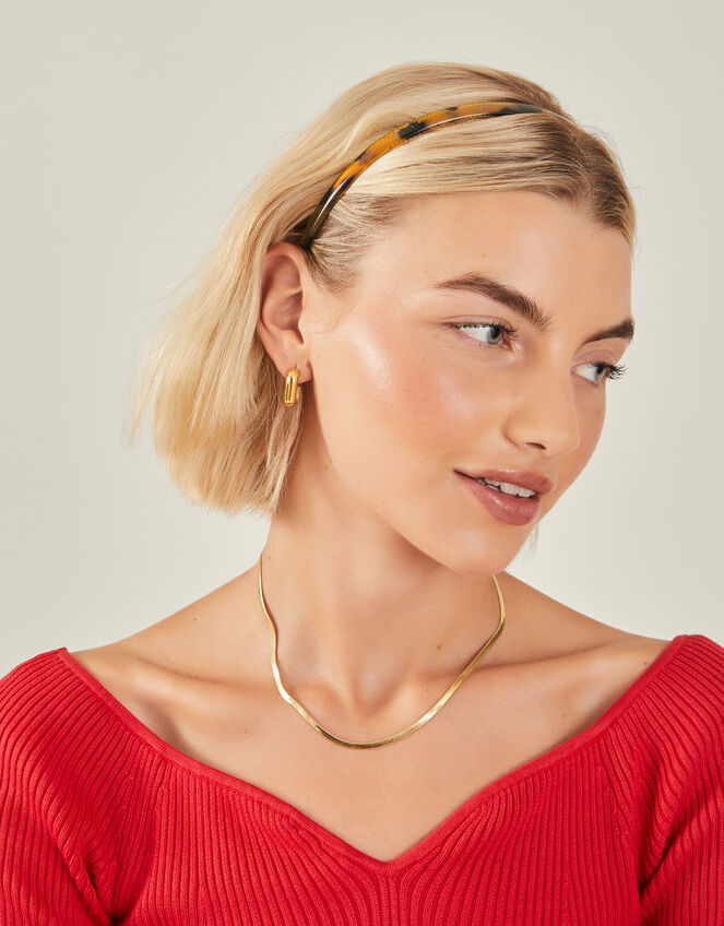 Slim Tortoiseshell Headband, , large