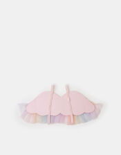 Girls Ombré Frill Fairy Wings & Wand Set, , large