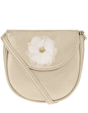 Floral Shimmer Cross-Body Bag, , large