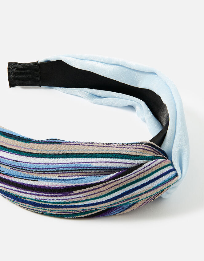 Stripe Twist Headband, , large