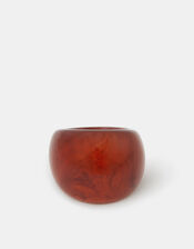 Marble Resin Ring, Brown (BROWN), large
