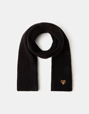 Leopard Heart Scarf, , large