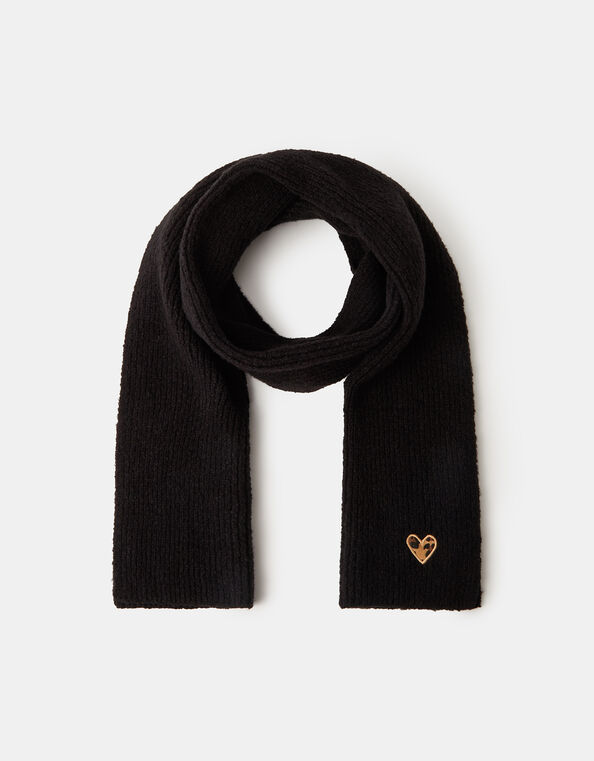 Leopard Heart Scarf, , large