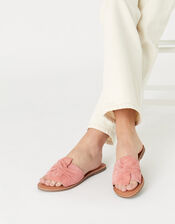 Perth Fabric Twist Sliders, Pink (PINK), large