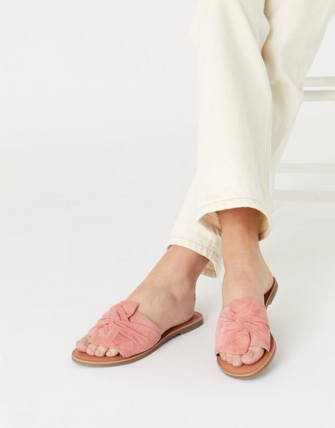 Perth Fabric Twist Sliders, Pink (PINK), large