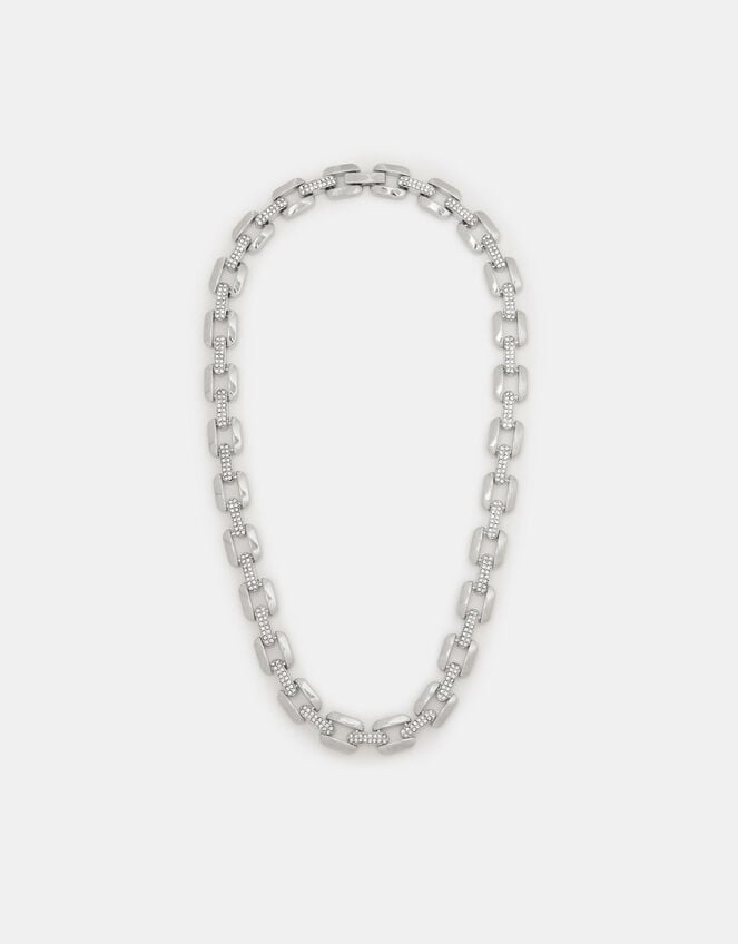 Chunky Diamant&eacute; Chain Necklace, , large
