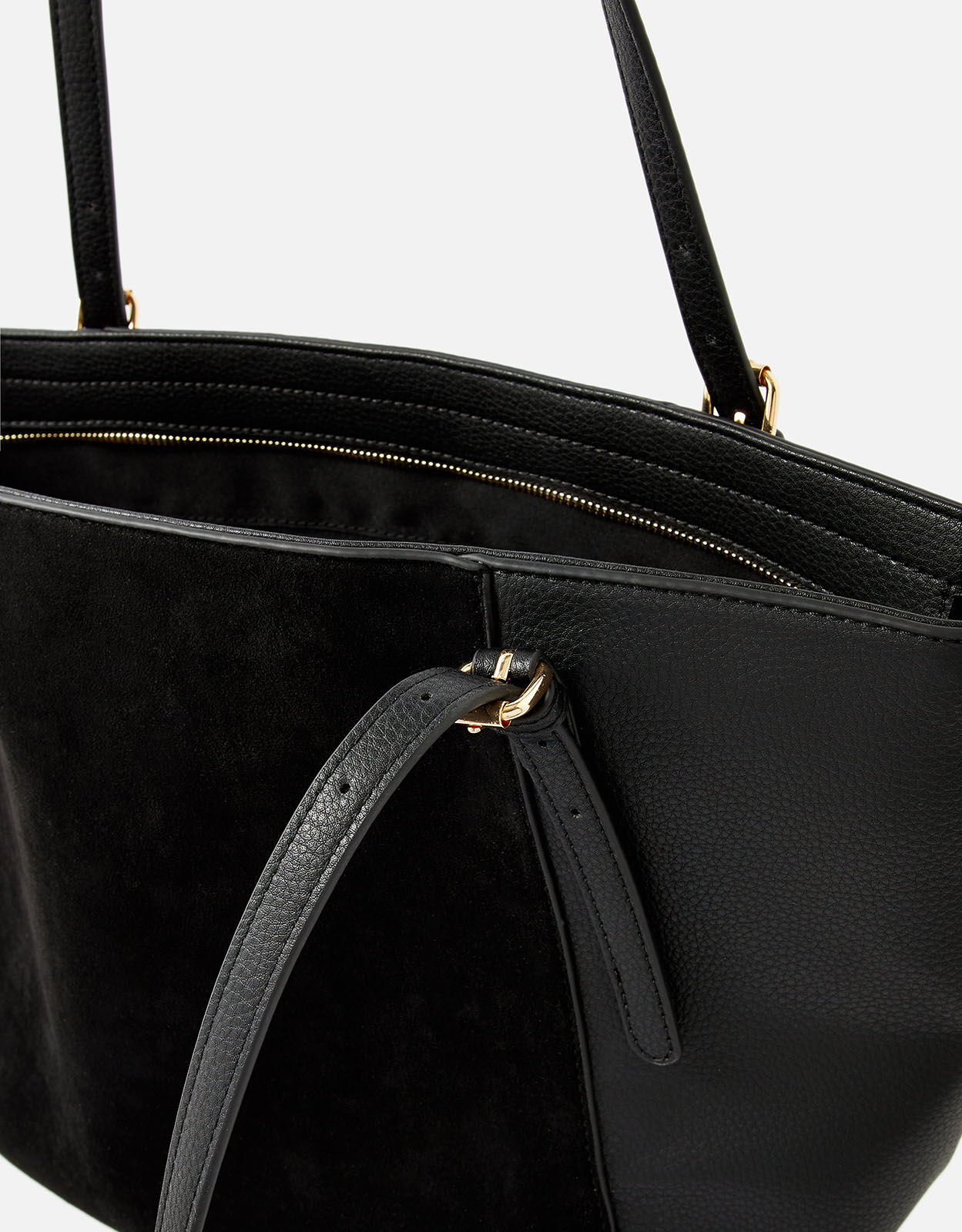 accessorize structured tote bag