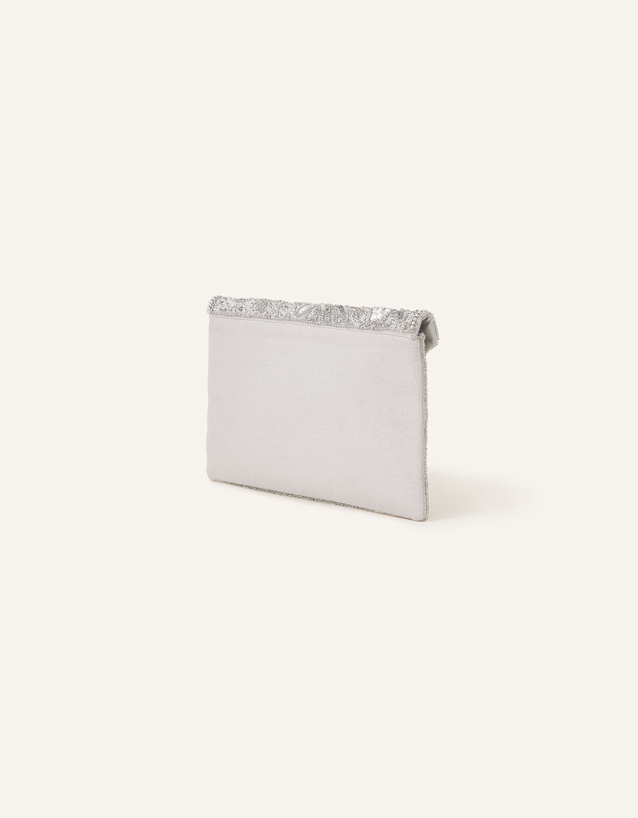Accessorize silver clutch hotsell
