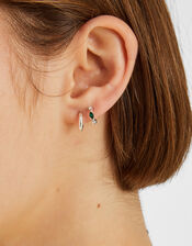 5-Pack Celestial Gem Stud & Hoop Earrings, , large