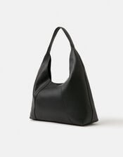 Large Slouchy Leather Shoulder Bag, , large