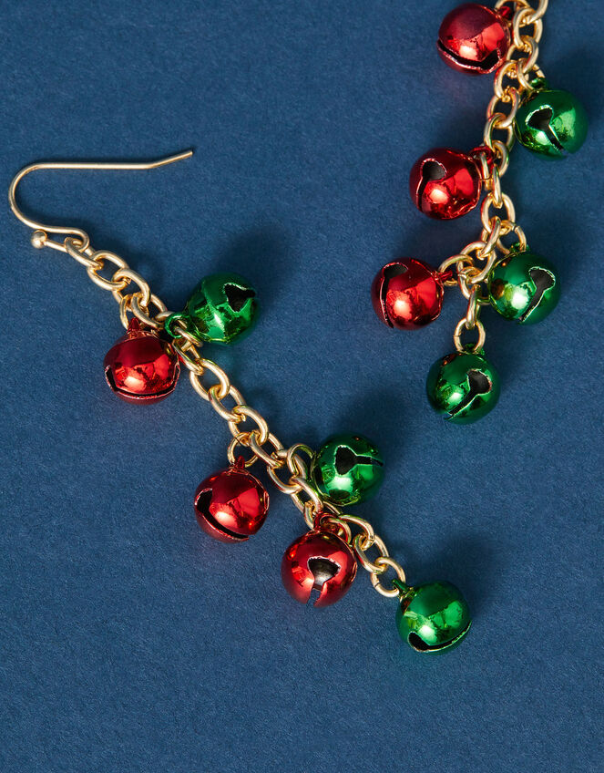 Jingle Bell Long Earrings, , large
