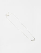 Sterling Silver Moon Phase Necklace, , large