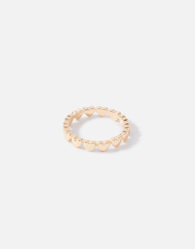 Heart Band Ring, Gold (GOLD), large