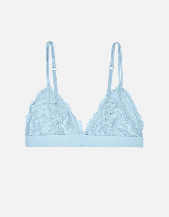 Lace Bralet, Blue (LIGHT BLUE), large