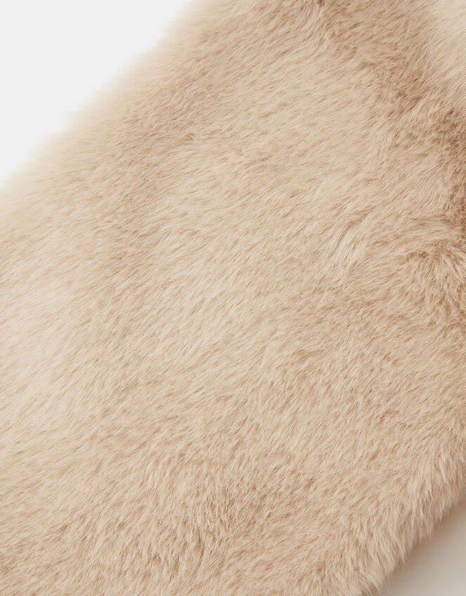 Faux Fur Stole Scarf, , large