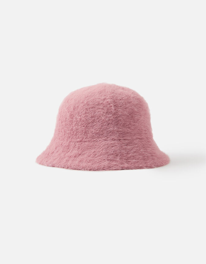 Fluffy Bucket Hat Pink Hats Accessorize UK