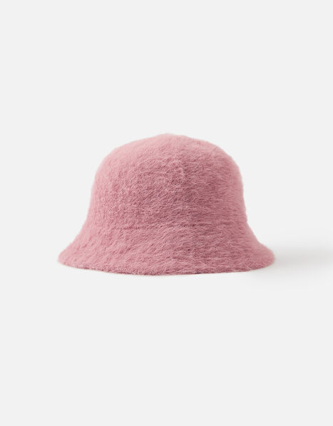 Fluffy Bucket Hat Pink, Pink (PINK), large