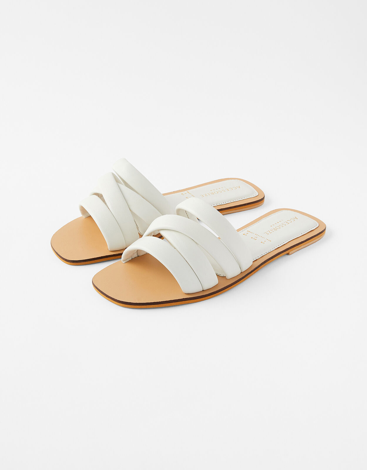 Strappy sliders hotsell