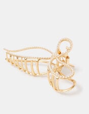 Pearl Bow Claw Clip, , large