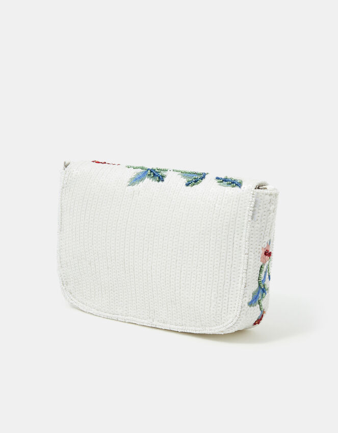 Strawberry Beaded Crossbody Bag, , large