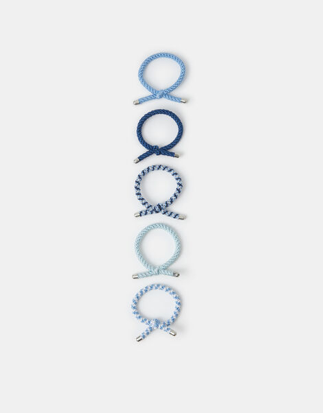 5-Pack Knot Cord Hair Bands, , large