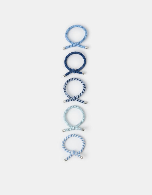 5-Pack Knot Cord Hair Bands, , large