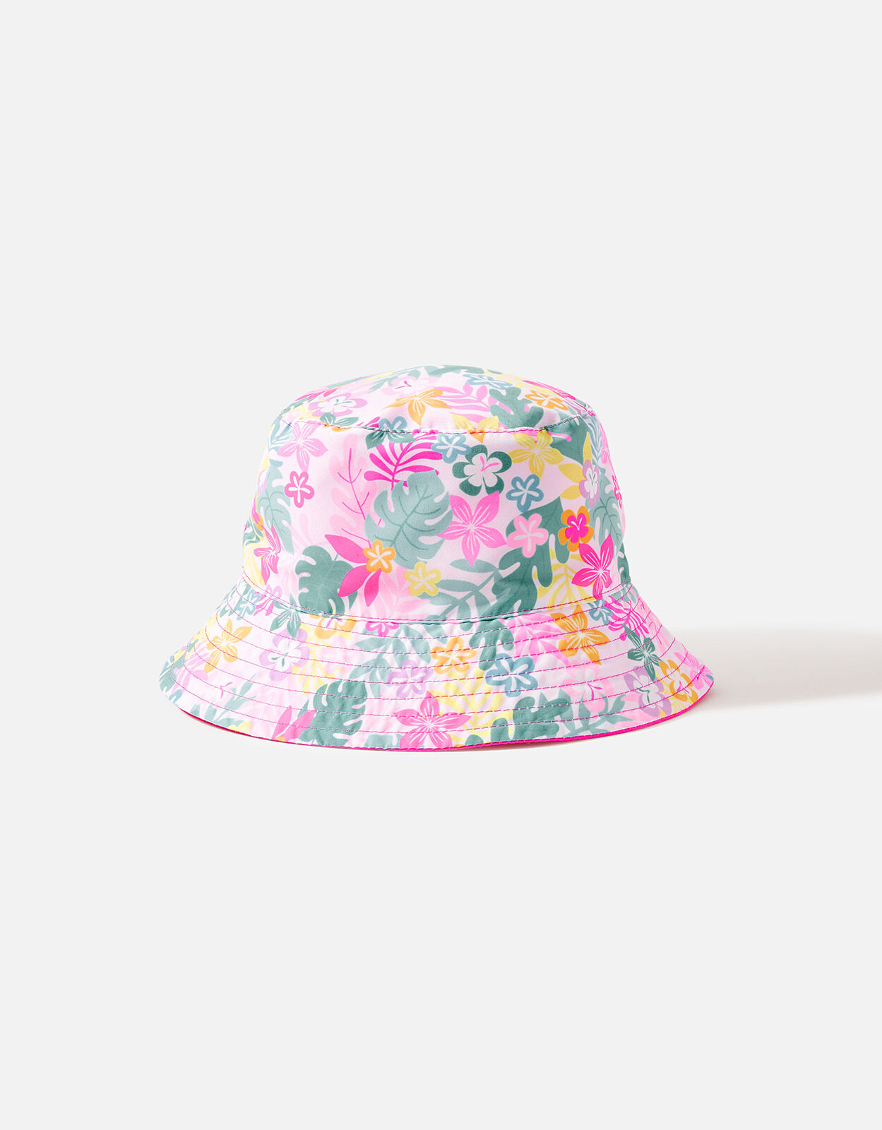 Girls Tropical Reversible Bucket Hat 